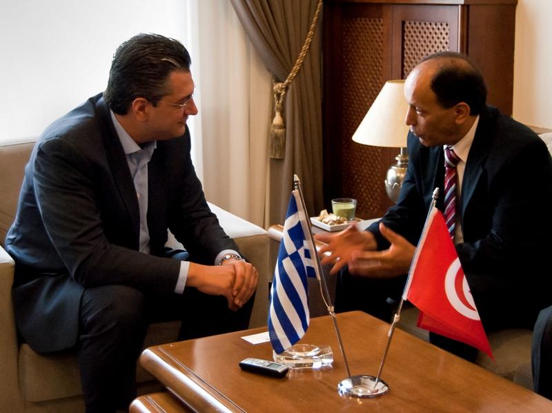 ΕΠΙΣΚΕΨΗ ΤΟΥ ΠΡΕΣΒΗ ΤΗΣ ΤΥΝΗΣΙΑΣ TAREK SAADI